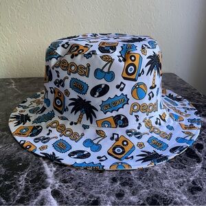 Pepsi Bucket Hat Summer Vibes Press Play on Summer Limited Edition Promo Hat NEW